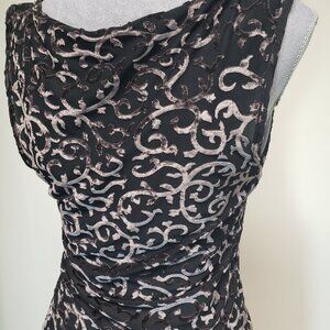 Velvet Burnout Sleeveless Beauty by Etam